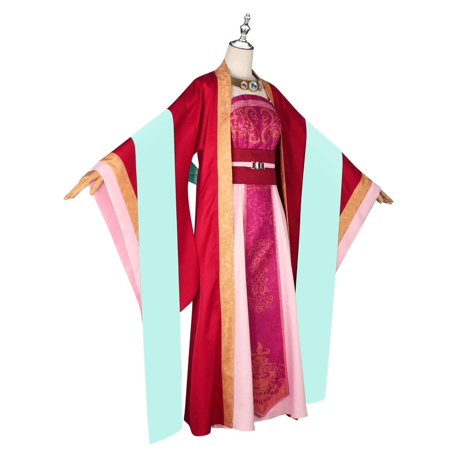 Lady Gyokuyou The Apothecary Diaries Prachtvolles Gewand Cosplay Kostuem Damen Rot