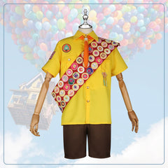 Russell Badge Up Pfadfinder-Set Cosplay Kostuem Damen
