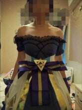 Gwen League of Legends Lolita-Kleid Cosplay Kostuem Damen Blau