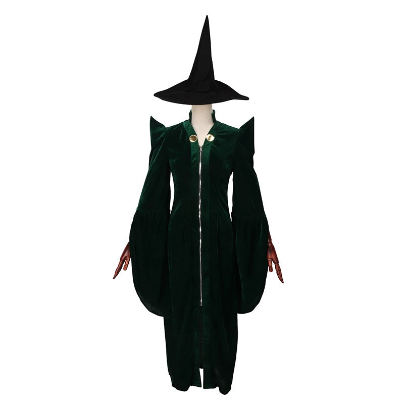Minerva McGonagall Harry Potter Professorin Robe Set Cosplay Kostuem Damen