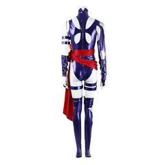 Psylocke Marvel Rivals Kampfanzug Cosplay Kostuem Damen Lila