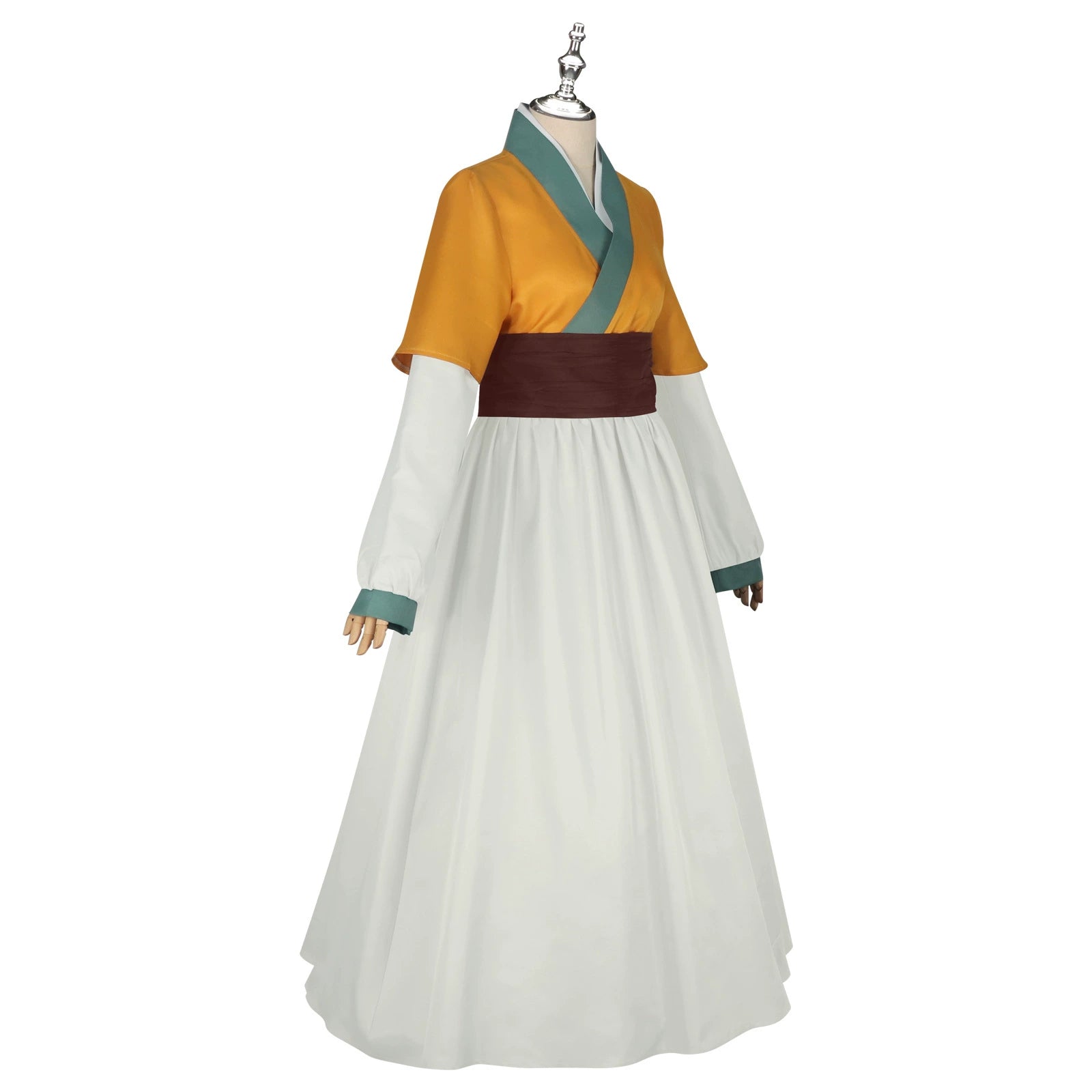 Maomao The Apothecary Diaries Dienerinnen-Hanfu Cosplay Kostuem Damen Gelb Weiß