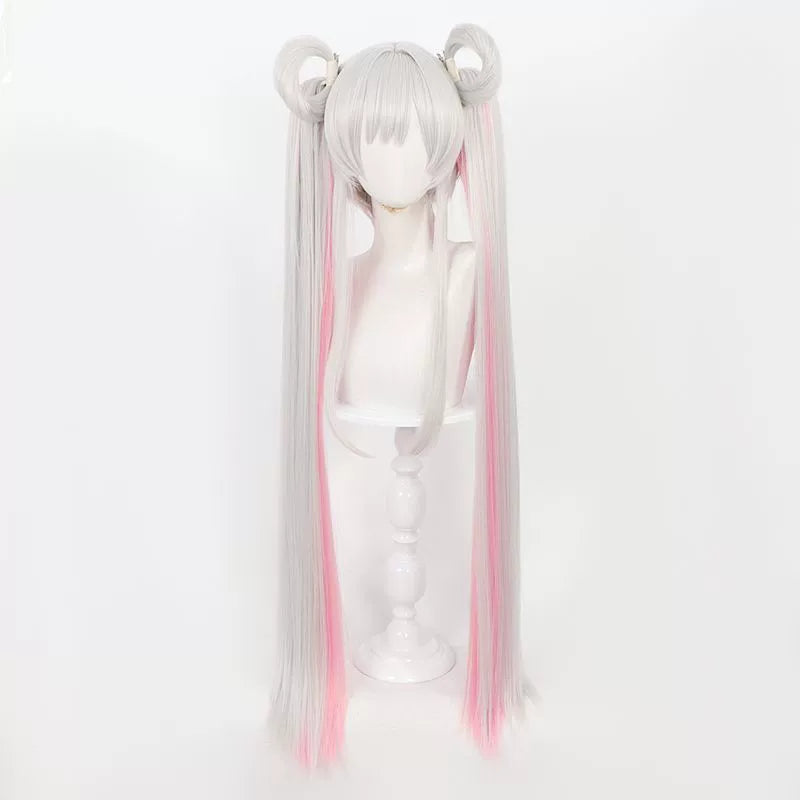 Tsukimi Kaguya Bühnen-Kimono Cosplay Kostuem Damen Lila