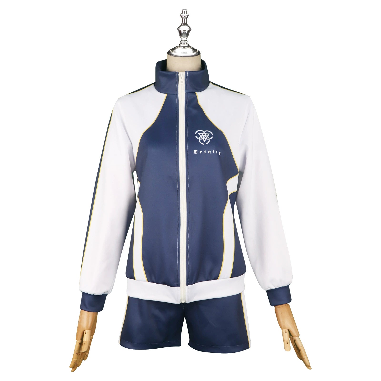 Mari Blue Archive Sport-Set Cosplay Kostuem Damen Weiß
