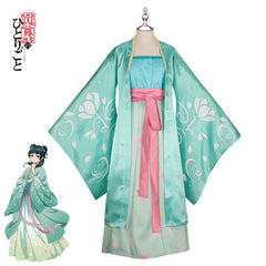 Maomao The Apothecary Diaries Hanfu-Kleid Cosplay Kostuem Damen Türkis