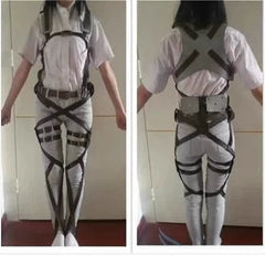 Survey Corps Gear Attack on Titan Guertel-Rig-Set Cosplay Kostuem Damen