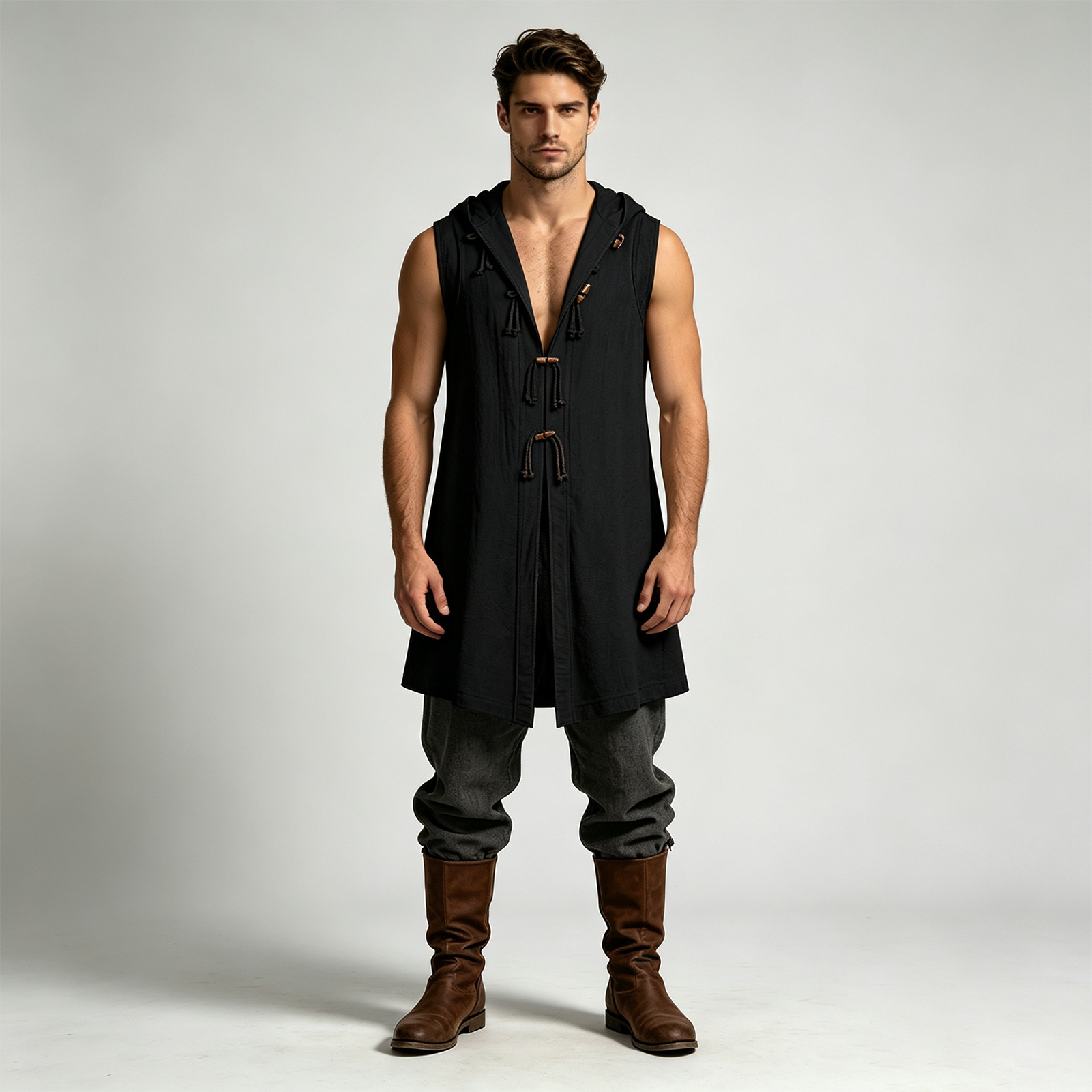 Tabard-Westenkleid – wikinger Skjoldur für LARP, HERREN