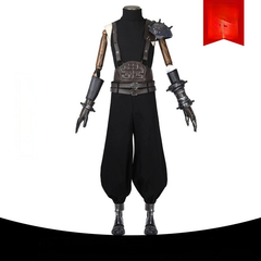 Cloud Strife Final Fantasy VII SOLDIER-Anzug Cosplay Kostuem Damen Schwarz