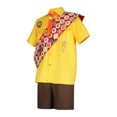 Russell Wilderness Explorer Up Pfadfinder Uniform Set Cosplay Kostuem Damen