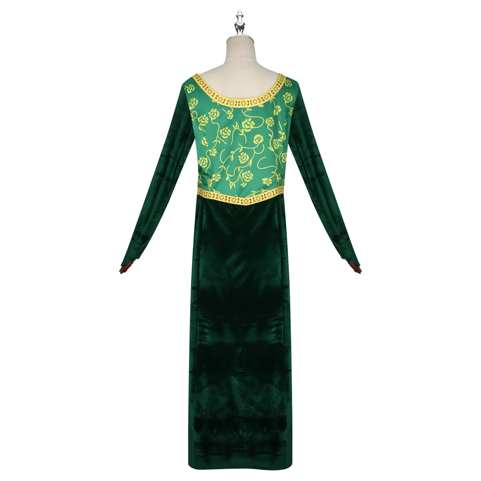 Fiona Princess Shrek Gruenes Prinzessinnenkleid Cosplay Kostuem Damen