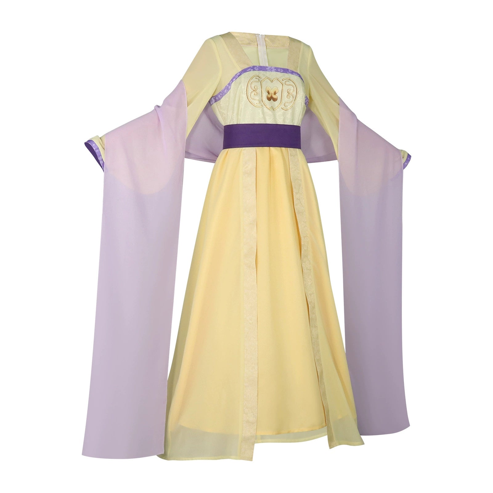 Maomao The Apothecary Diaries Hanfu-Kleid Cosplay Kostuem Damen Gelb