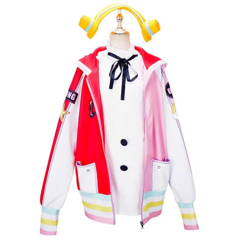 Uta Crown One Piece Bühnenoutfit Cosplay Kostuem Damen