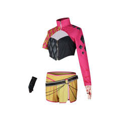 Mina Dead by Daylight Crop-Top-Shorts-Set Cosplay Kostuem Damen