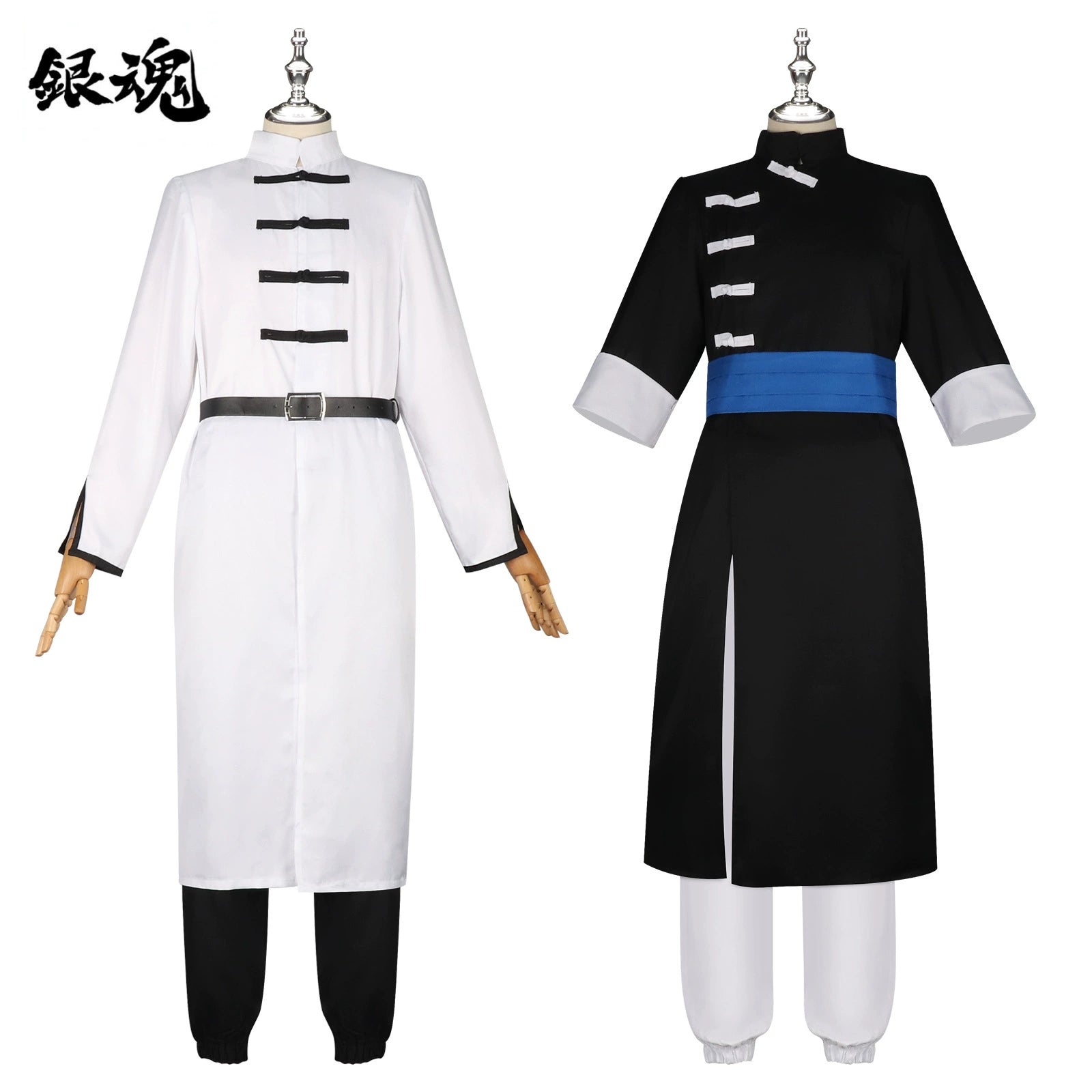 Kamui Gintama Weisses Trainings-Set Cosplay Kostuem Damen