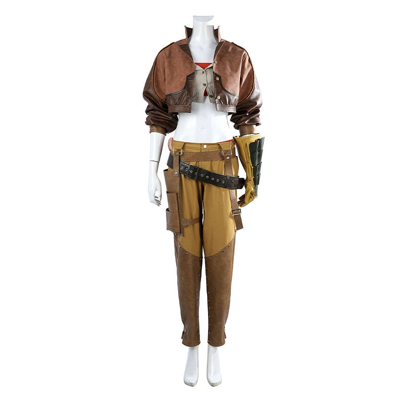 Gemma Monster Hunter Wilds Outfit Cosplay Kostuem Damen Braun Khaki