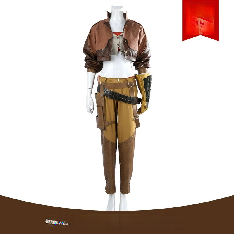 Gemma Monster Hunter Wilds Outfit Cosplay Kostuem Damen Braun Khaki