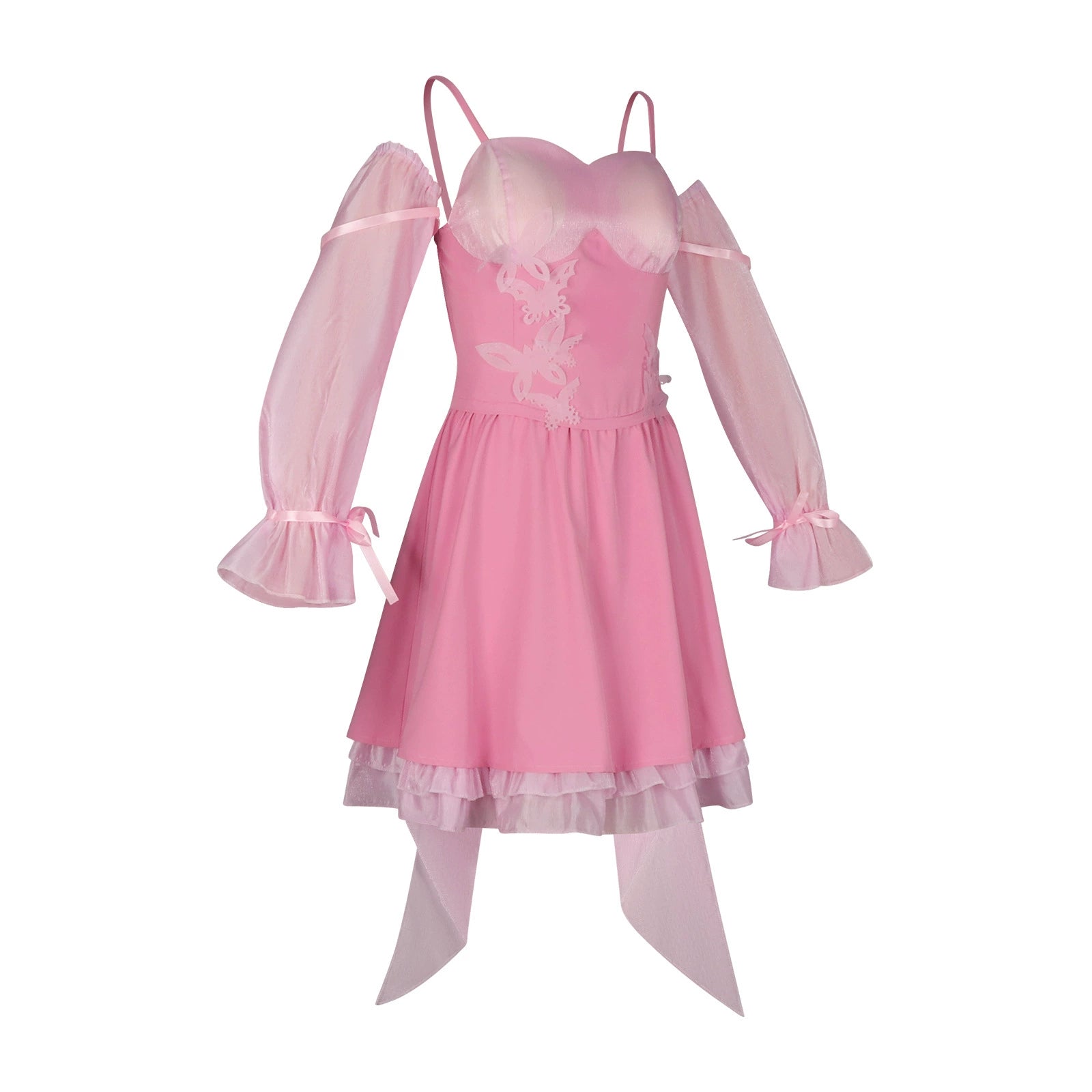 Yimeng Xinlan Love and Deepspace Pinkes Kleid Cosplay Kostuem Damen