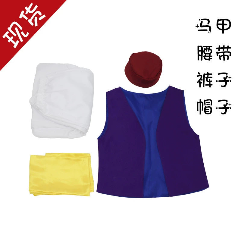Aladdin Prinz Aladdin Prinzen Gewand Set Cosplay Kostuem Damen