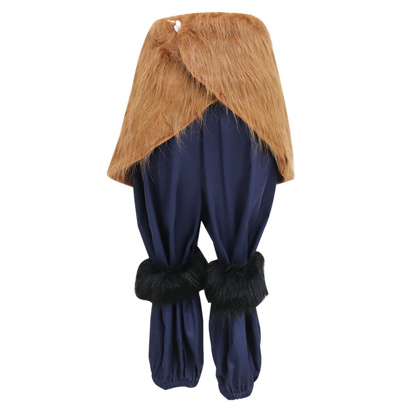 Inosuke Hashibira Demon Slayer Kostüm-Set Cosplay Kostuem Damen Schwarz Blau