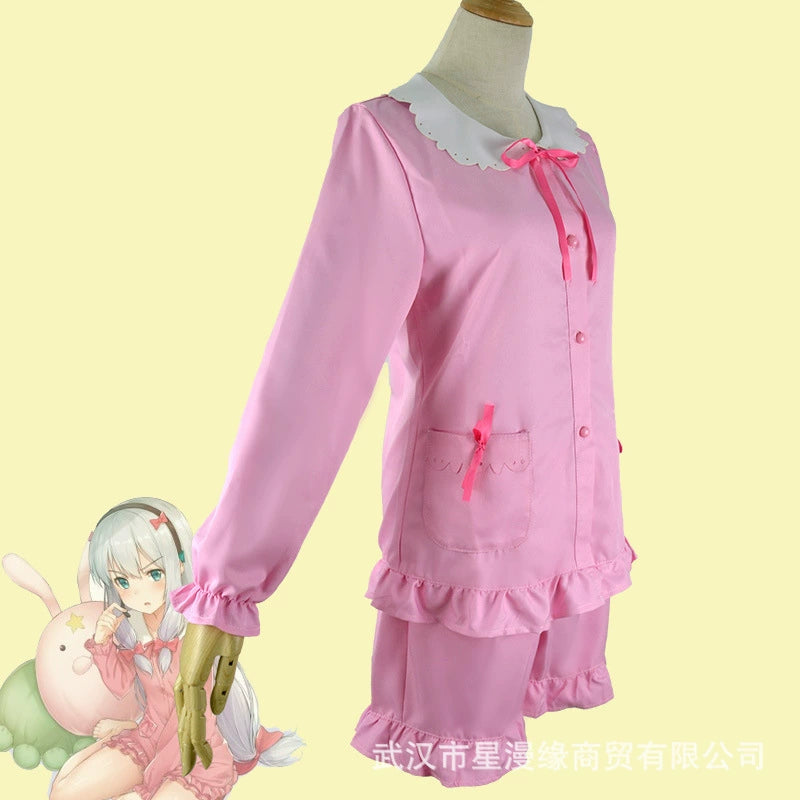 Sagiri Hoodie Plus Eromanga Sensei Hoodie Set Cosplay Kostuem Damen