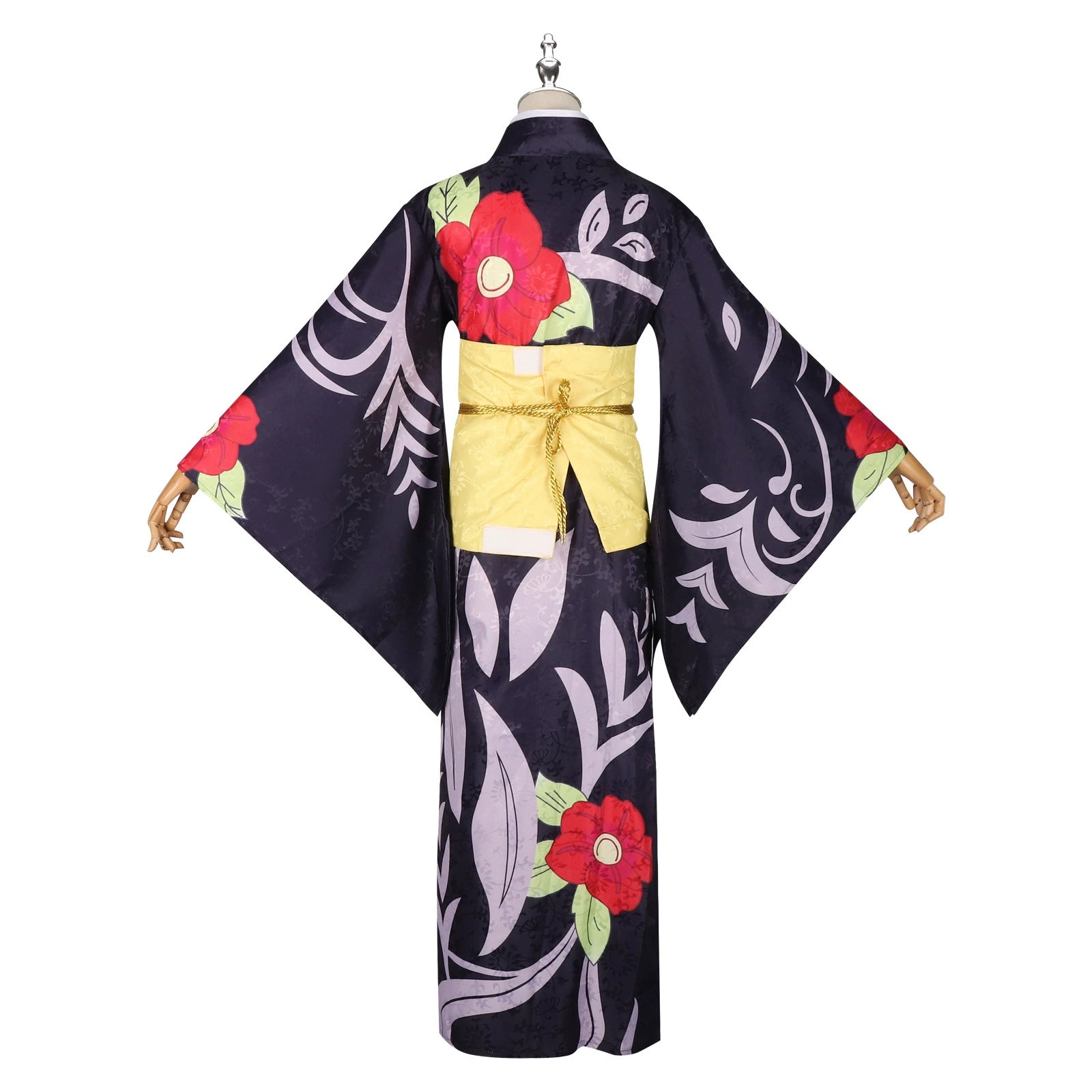 Tamayo Demon Slayer Kimono-Set Cosplay Kostuem Damen Lila
