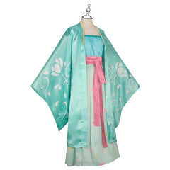 Maomao The Apothecary Diaries Hanfu-Kleid Cosplay Kostuem Damen Türkis