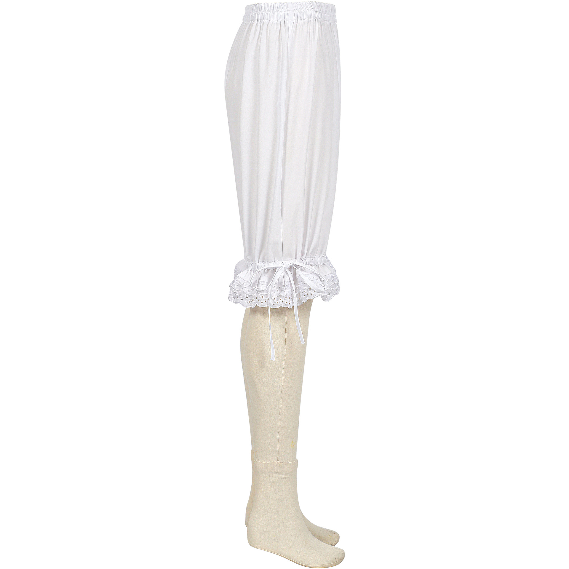 Spitzen-Pluderhose – viktorianische Bloomers für Renaissance & Lolita, DAMEN