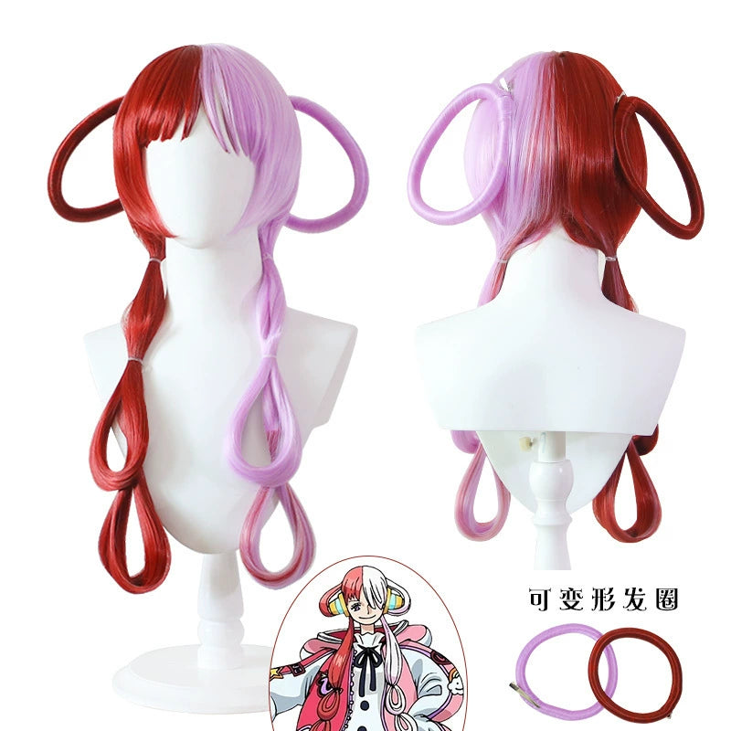 Uta Wig One Piece Perücke Set Cosplay Kostuem Damen