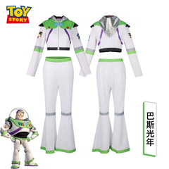 Buzz Lightyear Toy Story Raumfahrer Anzug Cosplay Kostuem Damen