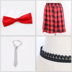 Junko Enoshima Danganronpa Winteruniform Set Cosplay Kostuem Damen
