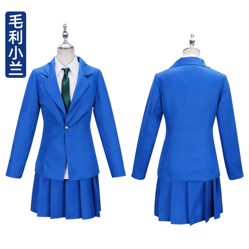 Shinichi Kudo Detective Conan Detektiv Outfit Cosplay Kostuem Damen