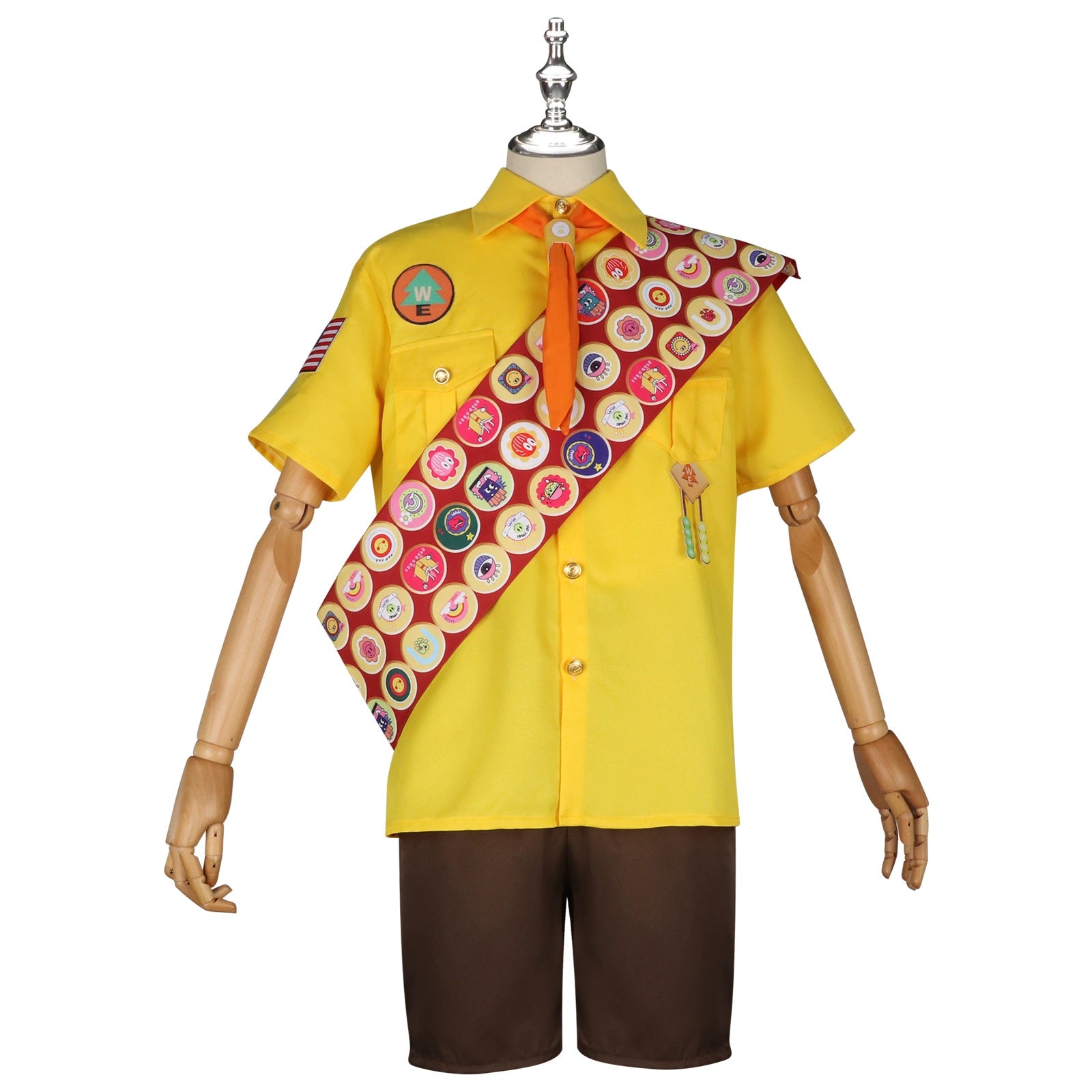 Russell Badge Up Pfadfinder-Set Cosplay Kostuem Damen