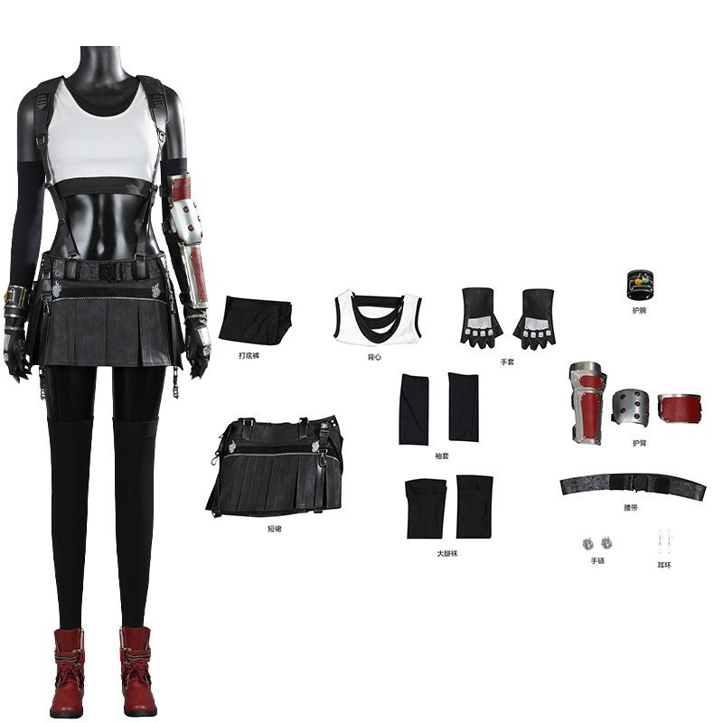 Tifa Lockhart Final Fantasy VII Outfit Cosplay Damen