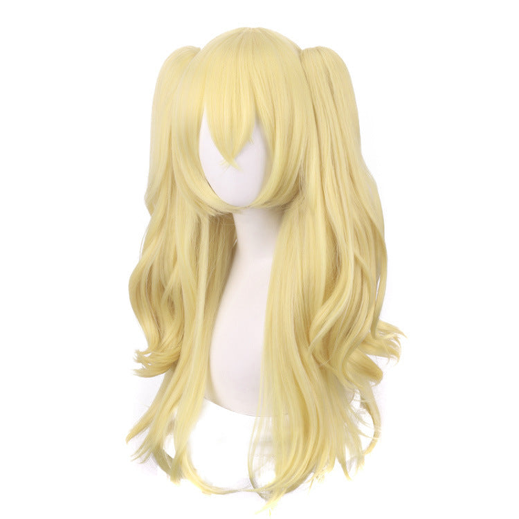 Genshin Impact Cosplay Fischl Perücke 80cm