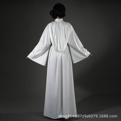 Sci-Fi Princess weiße Kleidung Cosplay Kostüm Set