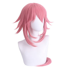 Genshin Impact Yae Miko rosa Perücke 75cm