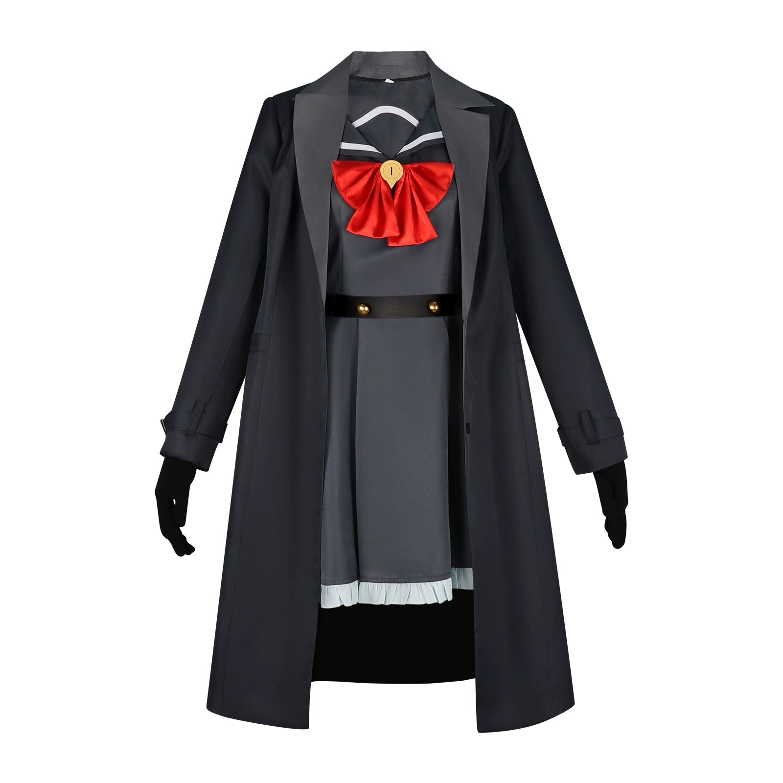Professor Blue Archive Uniform-Outfit Cosplay Kostuem Damen Braun
