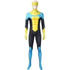 Mark Grayson Invincible Heldenanzug Cosplay Kostuem Damen Schwarz