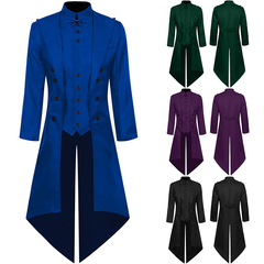 Frack mit Fliege – mittellanger Punk-Frack für Bühne, HERREN
