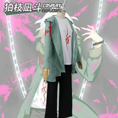 Nagito Komaeda Danganronpa Weisse Festgarderobe Cosplay Kostuem Damen