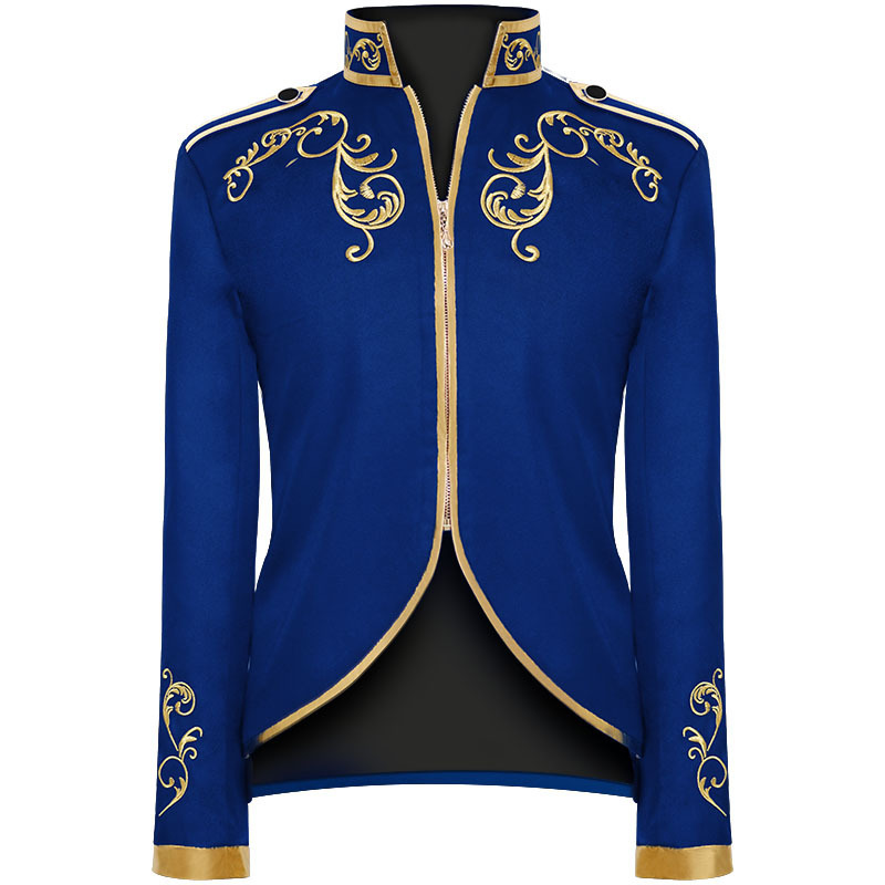 Prinz-Jackett – 7-farbiger Hofrock für Bühne & Karneval, HERREN
