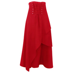 Stage Dancer Halloween & Mittelalter Stage Skirt Cosplay Kostuem Damen