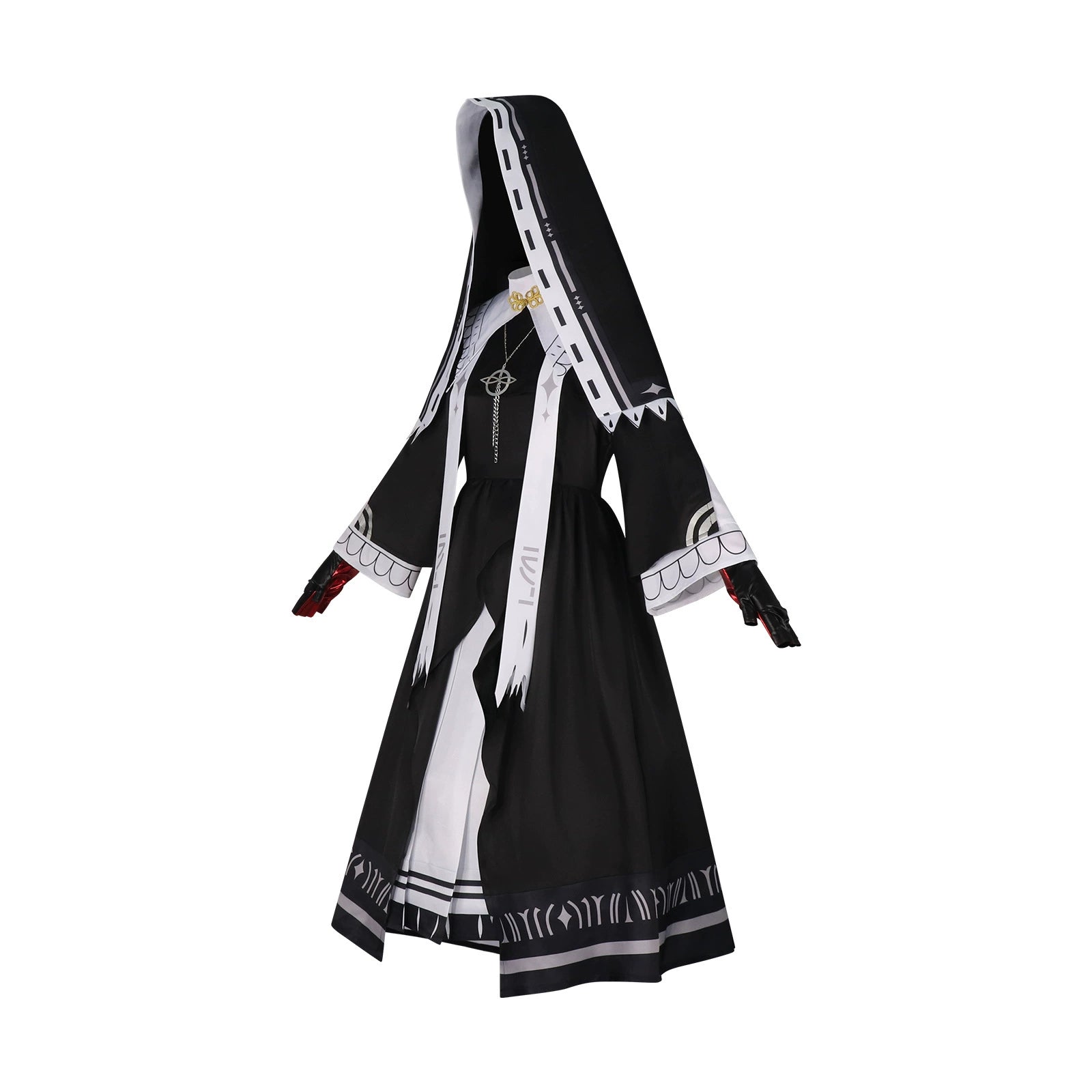 Lemuen Arknights Nonnen Gewand Cosplay Kostuem Damen