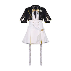 Rover Wuthering Waves Kampfanzug Cosplay Kostuem Damen Schwarz Weiß
