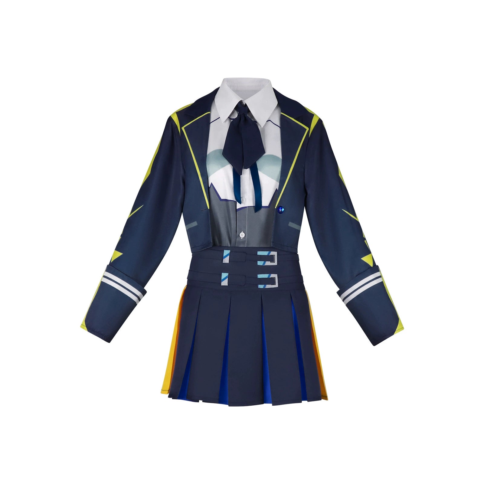 Sapphire Ribbon Hero Green Daily Dress Cosplay Kostuem Damen