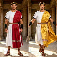 Griechische Toga – Apollo, Cäsar, Priester & Poseidon, HERREN