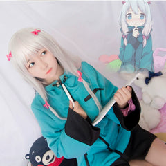 Sagiri Hoodie Eromanga Sensei Hoodie Set Cosplay Kostuem Damen
