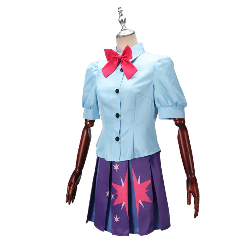 Twilight Sparkle My Little Pony Prinzessin Kleid Cosplay Kostuem Damen