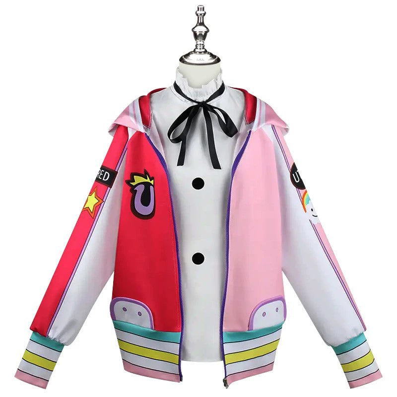 Uta One Piece Sängerin Kleid Cosplay Kostuem Damen