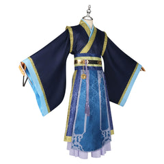 Jinshi The Apothecary Diaries Bankett-Gewand Cosplay Kostuem Damen Dunkelblau